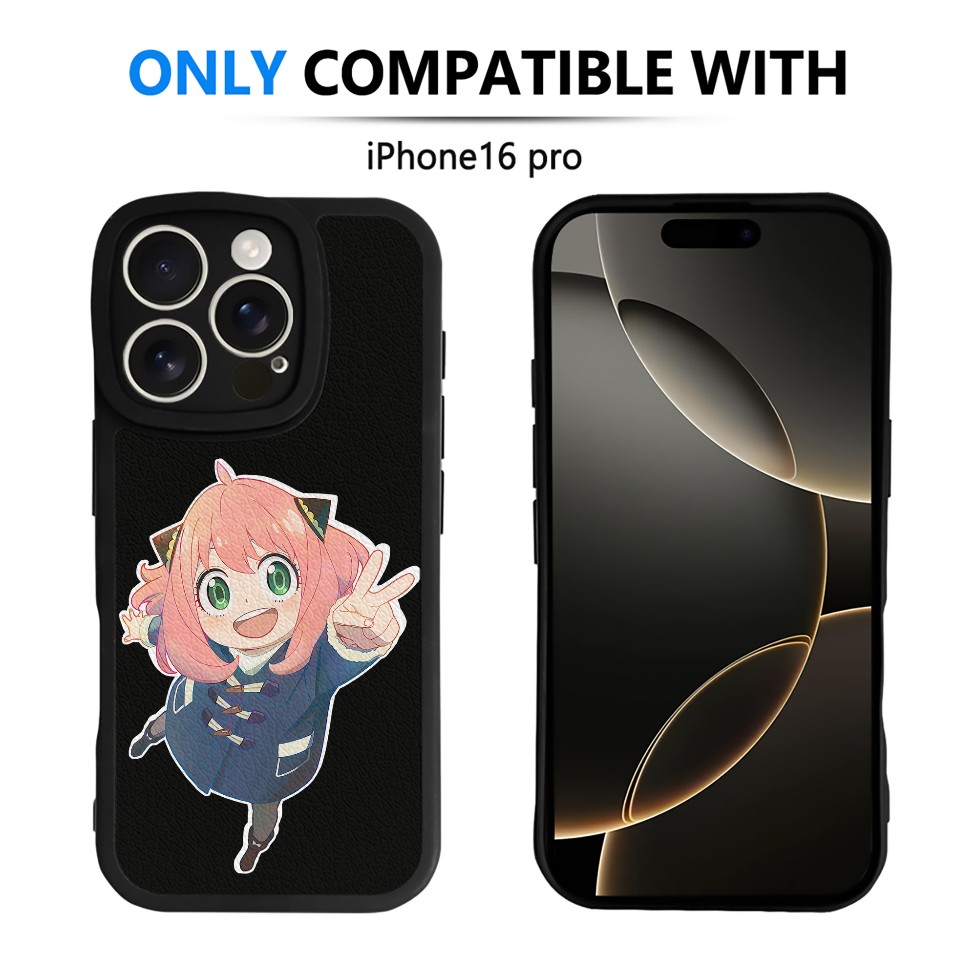 （画像用） SPY×FAMILY间谍家家酒 【iPhone 16シリーズ対応】シリコンスマホケース（レザー調） 材質：シリコン